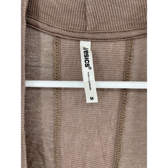 NWOT Tresics Brown Open Front Long Sleeve Lightweight Cardigan Sweater Medium - Picture 2 of 5